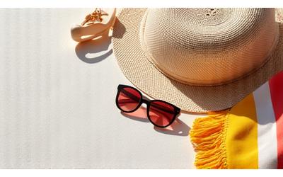 Stylish beach accessories and fashion